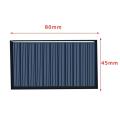 80x45mm 5V 75mA Solar Panel Drop Glue Board DIY Solar Silicon Panels Board Polycrystalline Garden Light Power Accessories.