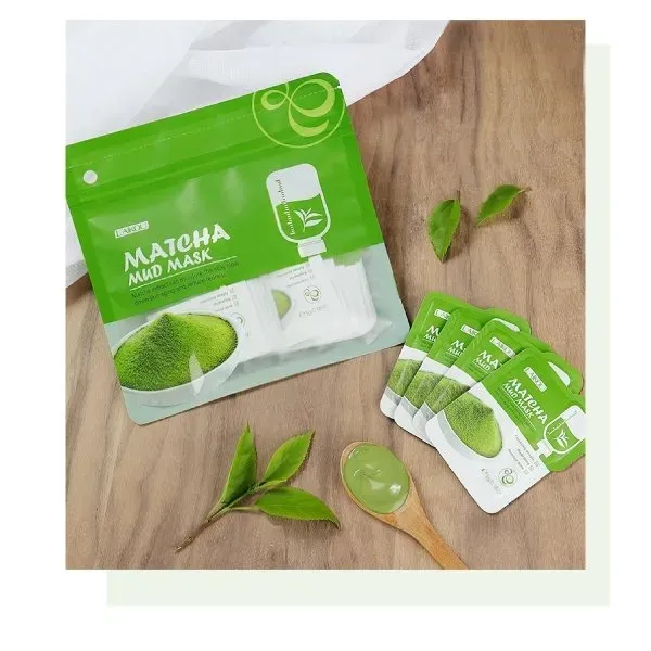 LAIKOU%20Deep%20Cleansing%2012%20Pcs/Set%20Matcha%20Mud%20Mask-%205gX12%20Pcs%20-%20Image%204