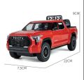 1/24 Tundra Alloy Pickup Car Model Diecast & Toy Metal Off-Road Vehicles Car Model Sound and Light Collection. 
