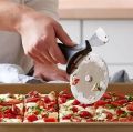 Pizza Slice Cutter Stainless Steel Blade Handy To Use. 