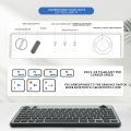 Jomaa Bluetooth Wireless Gaming Keyboard Controller with Trackball Mouse funtion Game Controller USB Keyboard Joystick. 