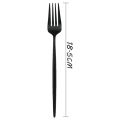 6pcs Gold Dessert Fork Dinnerware Set Mirror Stainless Steel Salad Fork Set Tableware Cutlery Set Home Party Kitchen Tableware.