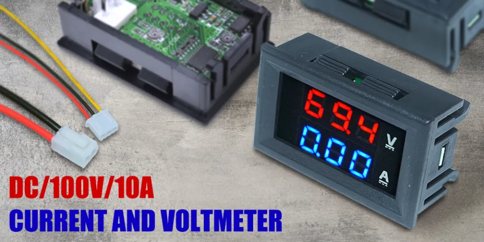 GOTOTOP testeur de courant Affichage numérique LCD Voltmètre DC