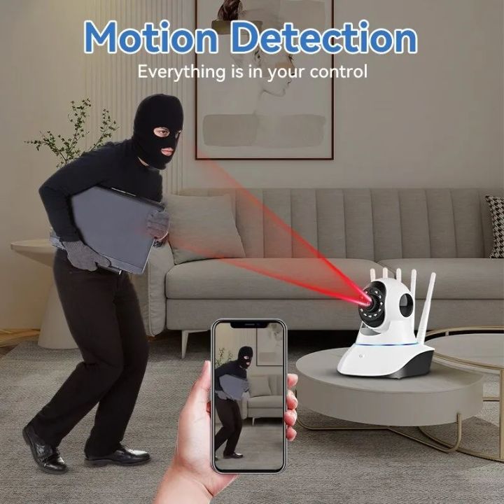 Wifi%20smart%20inteligent%20motion%20tracking%20Camera%205%20antenna%20-%20Image%207