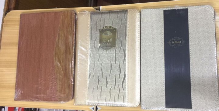 Menu Book 8 Sheets A4 Size for Cafe, Restaurants And Hotels