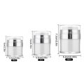 15g/30g/50g/100g Empty Airless Pump Jar Reusable Acrylic Vials Vacuum Bottle Portable Travel Container For Cosmetic Cream Lotion.