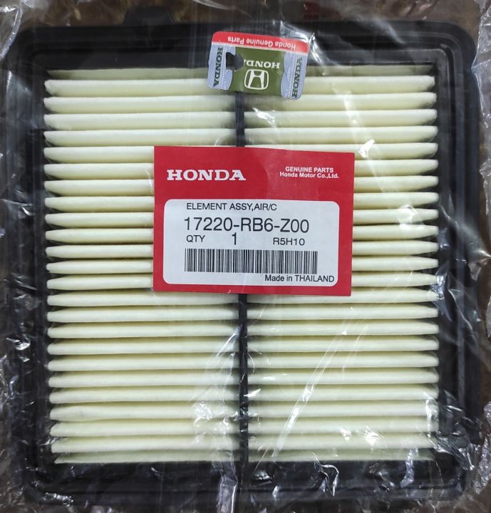 AIR FILTER OEM 17220-RB6-Z00 FOR HONDA CITY 2009-2021.