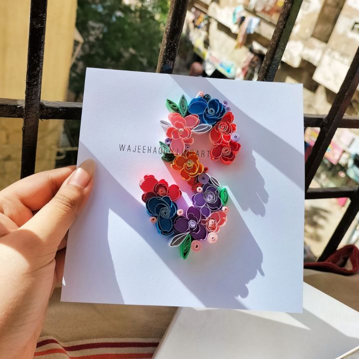 Customize frame ,quilling frame , alphabetical frame