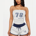 Hot Sweetheart Spice Girl Style Suit Backless Slim  Vest Shorts 2026 New Spring and Summer Street Fashion Two-Piece Suit. 
