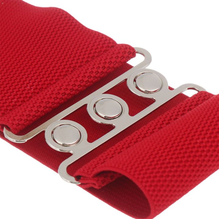 Women%20Casual%20Stretch%20Ladies%20Metal%20Buckle%20Waistband%20Dress%20Cummerbands%20Waist%20Band%20Wide%20Elastic%20Belt%20Fashion%20Accessory%20-%20Image%206