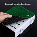 Turtle Basking Platform Turtle Habitat Simulation Lawn Ramp Turtle Dock Floating Island for Reptile Terrarium Aquarium Accessory.