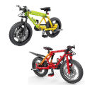 2 Style Bicycle Building Blocks Mountain Bike Model Decoration Simulation Car Model Children Educational Assembled Toys. 