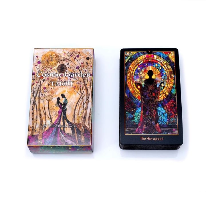 Cosmic Garden Tarot Deck 78 Unique Tarot Cards - 10.3*6cm