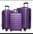 20" 24" 28" 3 Pcs Set  Suitcase 4 Wheel Travel Trolley Lightweight Hand Luggage Bag Case. 