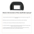 EF Eyepiece Eyecup Viewfinder Eye Cup for  EOS Camera 500D 550D 600D 650D 700D 750D 760D 800D 1100D 1200D 1300D Accessories. 