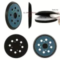 125mm 5 Inch Sander Pad 8-Holes Backing Sanding Disc Pad Hook Loop Sanding Pads for Electric Orbital Sander Polishing. 