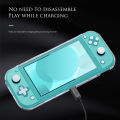 DATA FROG Protective Cover For compatible-Switch Lite  Game Console Transparent PC Crystal Shell for Switch Lite. 
