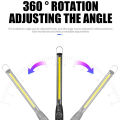 Portable COB Work Lights With Magnetic Rechargeable LED Flashlight Portable Stepless Dimming Emergency Car Repair Lamps. 