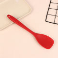 1Pieces Food Grade Silicone Spoon Spatula Heat Resistant Cooking Spoon Nonstick Baking Scraper Outdoor Tableware. 