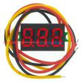 0.36 Inch 0.36" Digital Voltmeter Red Green Blue DC 2.5-40V 0V-100V 2/3 Lines 3 digit Voltage Panel Meter Display led Color. 