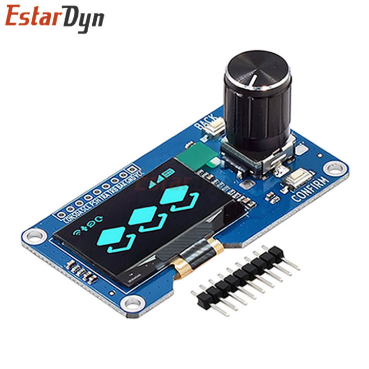Estardyn%201.3"%20OLED%20Module%20SH1116%20Drive%20/%20EC11%20Encoder%20%7C%20White/Blue%20Display%20%7C%20I2C%20Interface%20%7C%20HD%20Screen%20for%20DIY%20Projects%20-%20Image%203