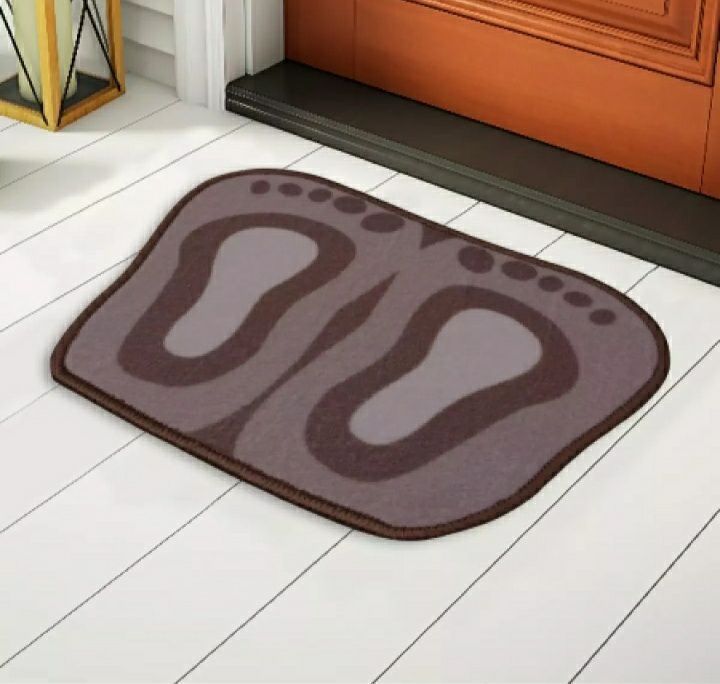 Foot Shape floor mat| absorbent door mats | room mat and door mat