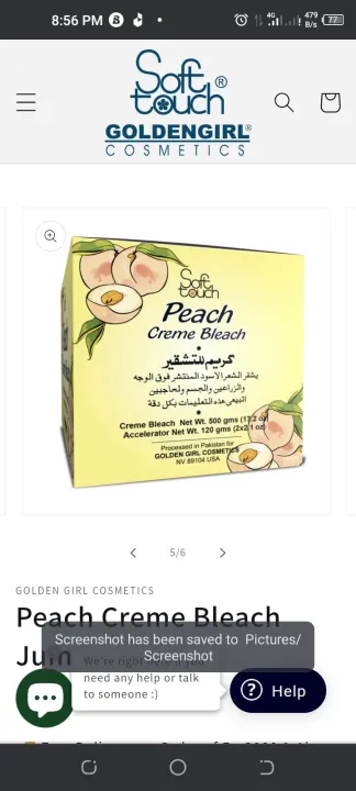 Soft%20Touch%20Peach%20Cream%20Bleach,%20Fruitfully%20Bleaches%20Unwanted%20Hair%20&%20Whiten%20Skin,%20Net%20Wt%20500gm.%20-%20Image%205