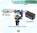 12V-18V 10A PWM DC Motor Speed Controller with CVT Speed Switch Module using PWM speed controll. 