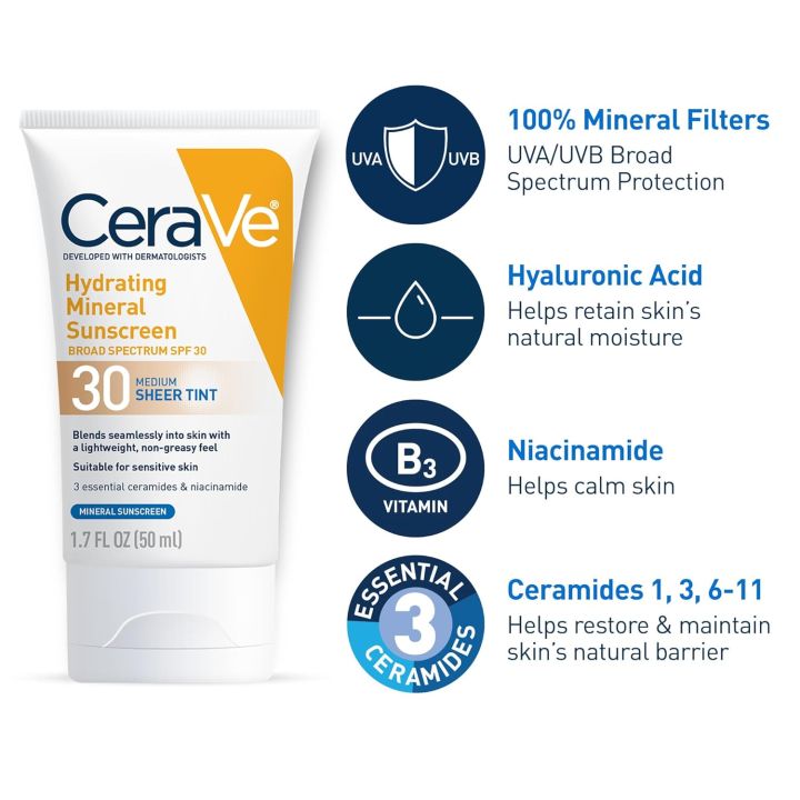 Cerave%20Hydrating%20Mineral%20Sunscreen%20SPF%2030%20Face%20Lotion%2050ml%20-%20Image%203