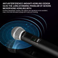 PG58 Professional Wireless Microphone 2 Channels UHF Fixed Frequency Handheld Mic Micphone For Party Karaoke Church Show Meeting. 