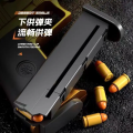 Continuous Firing USP Shell Ejecting Pistol With Laser Sight Airsoft Blowback Soft Bullet Toy Gun Empty Hanging Weapon Boys Gift. 