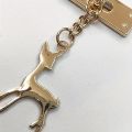 2Pcs Exquisite Metal Cute Deer Clasp Buckle Buckles Bag Purse Hat Decor With Tassel Hardware DIY Leather Craft Accessories.