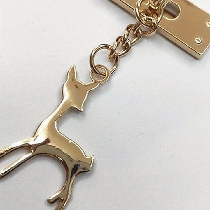 2Pcs%20Exquisite%20Metal%20Cute%20Deer%20Clasp%20Buckle%20Buckles%20Bag%20Purse%20Hat%20Decor%20With%20Tassel%20Hardware%20DIY%20Leather%20Craft%20Accessories%20-%20Image%206