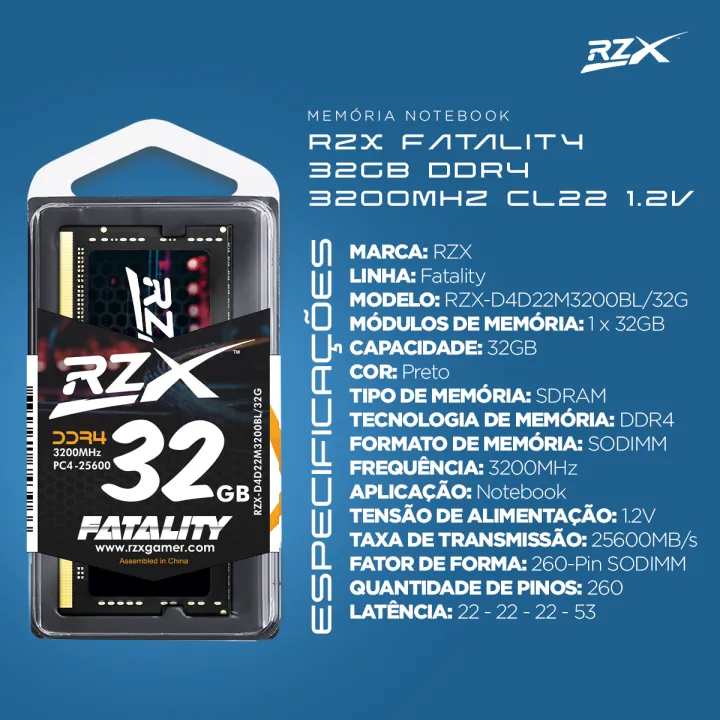 RZX%20DDR4%20Memoria%20RAM%20Laptop%2016GB%208GB%2032GB%201.2V%20260pin%203200MHz%202666MHz%202400MHz%20PC4%20Notebook%20Sodimm%20Memory%20-%20Image%202