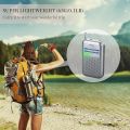 PRUNUS DE333 Portable Radio Mini AM FM Pocket Transistor Radio with Excellent Reception, Tuning Knob with Signal Indicator, Powered by AAA Batteries for Walking and Jogging. 