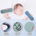 Novelty Silicone Simulation TV Remote Control Shape Soothing Toy Baby Food Grade Teaser Stick Children's Sensory Education Toys.