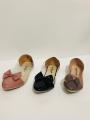 Cute Full Covered Ladies Shoes Flat Heel Girls Shoes Ladies Party Shoes Slim Heel.