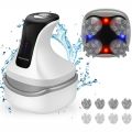 4D Scalp Massager Electric Scalp Brush Neck Shoulder Care Red Blue Light Hair Massager IPX7 Waterproof Wireless Head Massager. 