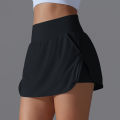 Outdoor Sports Yoga Skirt Badminton Tennis Skirt High Waist Breathable Sweat Skirt Active Athletic Yoga Fitness Skirt Short.