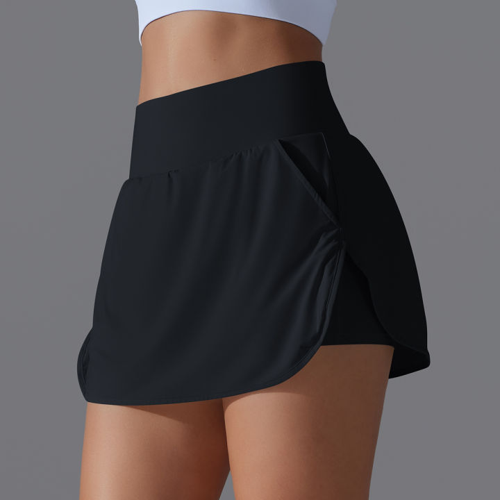 Outdoor%20Sports%20Yoga%20Skirt%20Badminton%20Tennis%20Skirt%20High%20Waist%20Breathable%20Sweat%20Skirt%20Active%20Athletic%20Yoga%20Fitness%20Skirt%20Short%20-%20Image%208