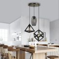 3in1 Hanging Lights Combo Pack |Square | Cage | Triangle| Ceilling Light | pendant Lamp | Fancy light | Indoor & Outdoor Lighting For Home , Offices , Resturent & Villas.. 