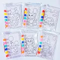 Water color set kids jigsaw water coloring book Water coloring book Water coloring pictures mixed child developmental art coloring. 