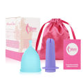 Feminine Hygiene Menstrual Cup Booster Easy To Use Built-in Menstrual Cup Catheter Booster Reusable Menstruation Collector. 