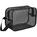 Portable Bathing Bag Mesh Shower Toiletry Pouch Travel Makeup Storage Holder Bathroom Accessories Organizer Beach Bag. 