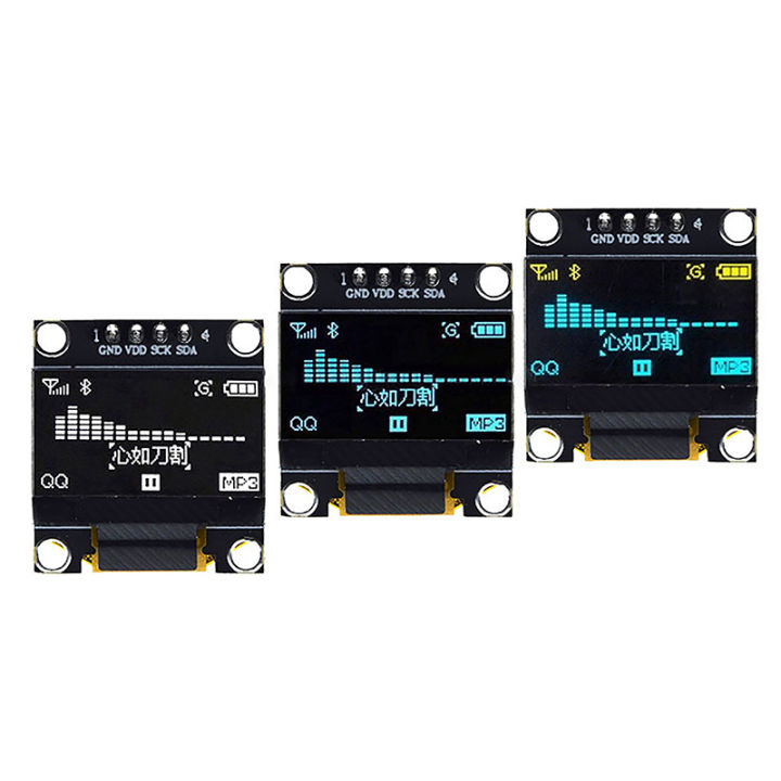 0.96" SSD1306 OLED Display Module 128x64 I2C Serial Screen DIY-Friendly ...