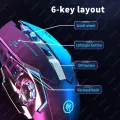 AIEACH Bluetooth Mouse Gaming Computer Rechargeable Wireless Mouse USB Mechanical E-Sports Backlight PC Gamer Mouse For Computer. 