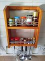 modern wooden kitchen rack 22"inch by 16"inch by 6" inch. 