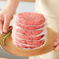 100Pc 10/11.4/15.3cm Hamburger Patty Paper - Wax Papers to Separate Frozen Pressed Patties - 100 Burger for Burger Patty Paper. 