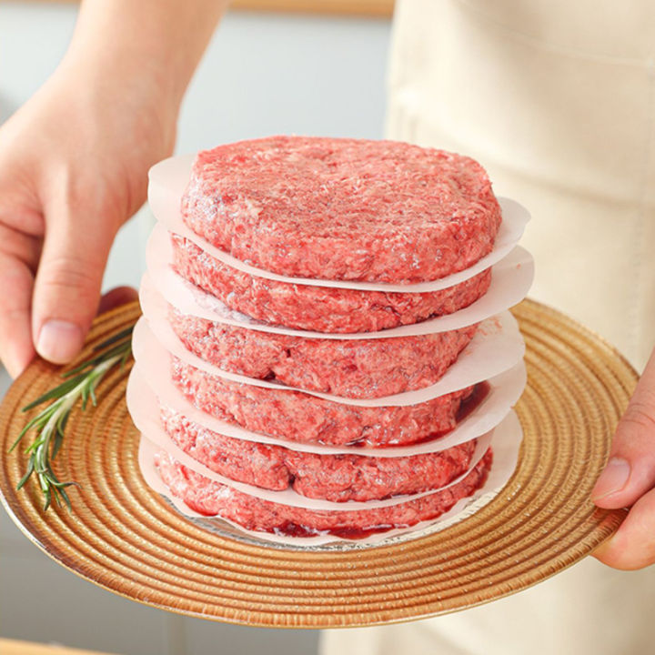 100Pc%2010/11.4/15.3cm%20Hamburger%20Patty%20Paper%20-%20Wax%20Papers%20to%20Separate%20Frozen%20Pressed%20Patties%20-%20100%20Burger%20for%20Burger%20Patty%20Paper%20-%20Image%206