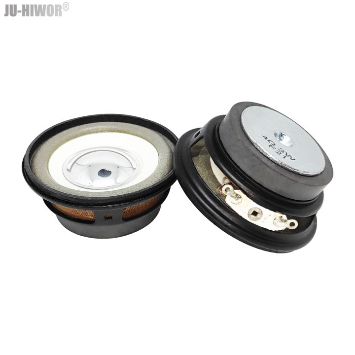 2pcs%204R%203W%20Loudspeaker%2050MM%20Mini%20Coke%20Cans%20Speaker%2036MM%20External%20Magnetic%20Bright%20Hat%20White%20Foam%20Edge%20-%20Image%205